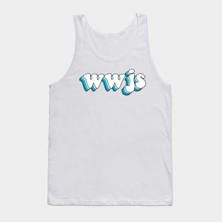 what would jesus say (blue) Tank Top